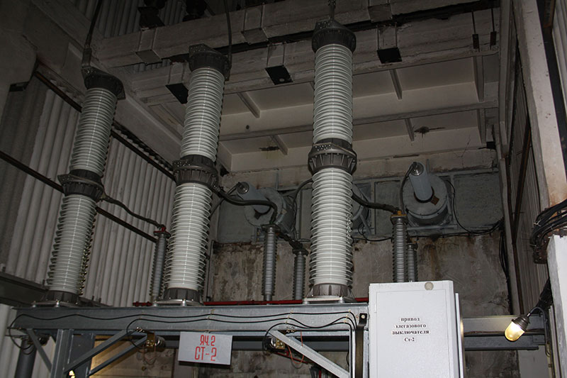 Замена выключателей в ЗРУ 110 кВ ТЭЦ