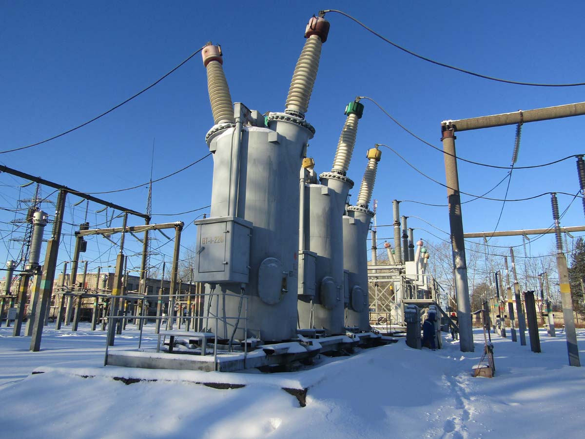 Замена выключателей 220 кВ ГПП